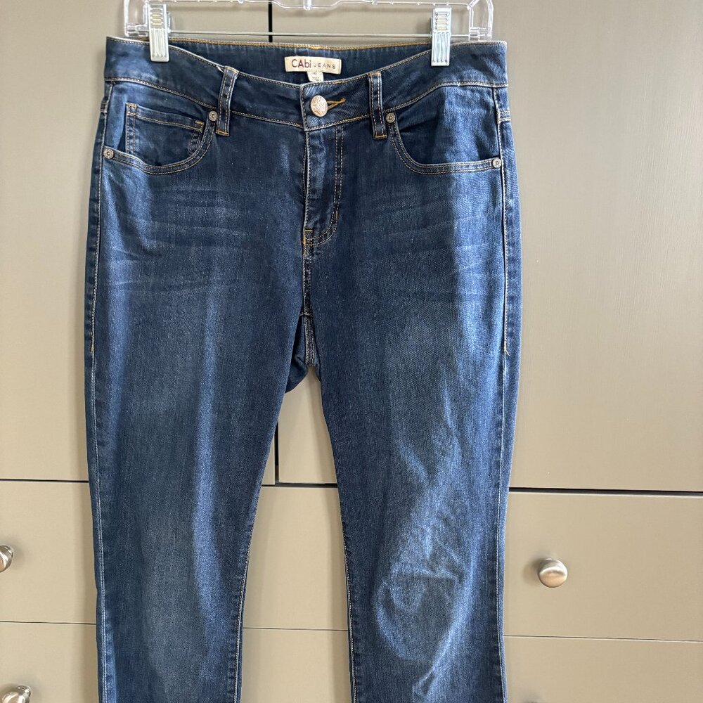 CAbi Bootcut Midrise Galaxy jeans